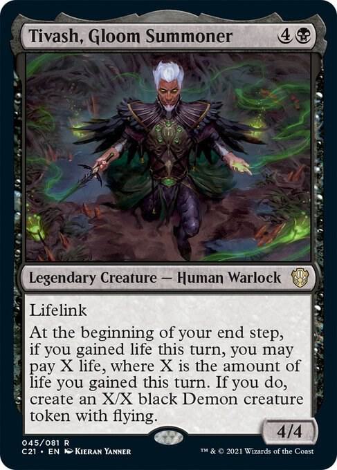 Tivash, Gloom Summoner [Commander 2021] 45