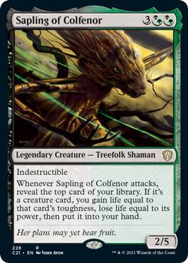 Sapling of Colfenor [Commander 2021] 228