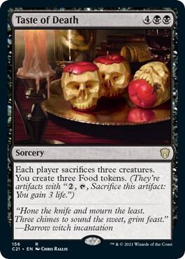 Taste of Death [Commander 2021] 156