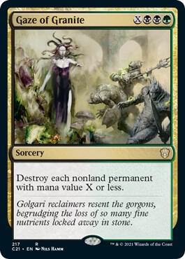 Gaze of Granite [Commander 2021] 217