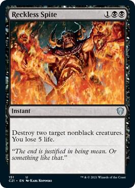 Reckless Spite [Commander 2021] 151