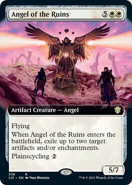 Angel of the Ruins (Extended Art) [Commander 2021] 338