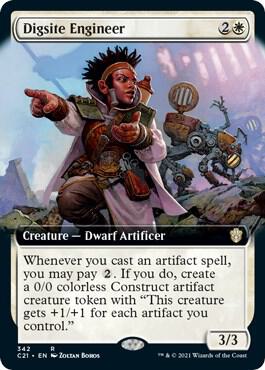 Digsite Engineer (Extended Art) [Commander 2021] 342