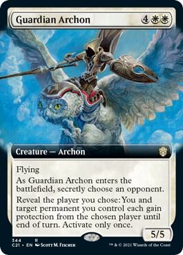 Guardian Archon (Extended Art) [Commander 2021] 344