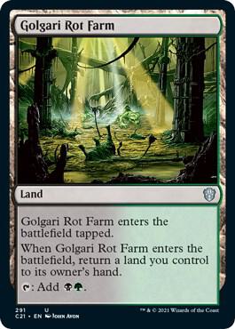Golgari Rot Farm [Commander 2021] 291