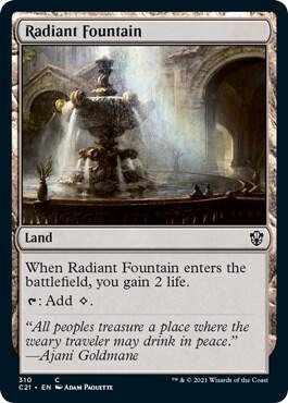 Radiant Fountain [Commander 2021] 310