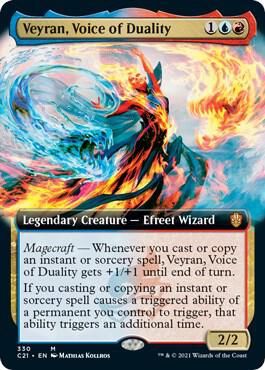 Veyran, Voice of Duality (Extended Art) [Commander 2021] 330