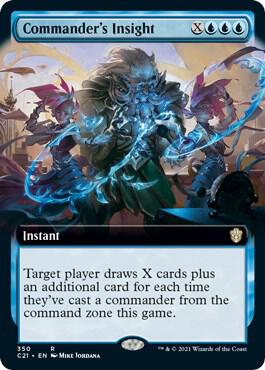 Commander's Insight (Extended Art) [Commander 2021] 350