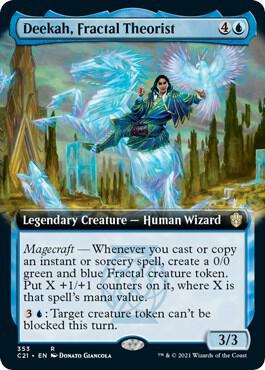 Deekah, Fractal Theorist (Extended Art) [Commander 2021] 353