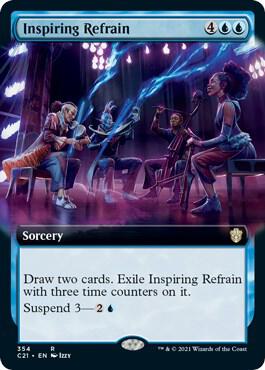 Inspiring Refrain (Extended Art) [Commander 2021] 354