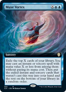 Muse Vortex (Extended Art) [Commander 2021] 355