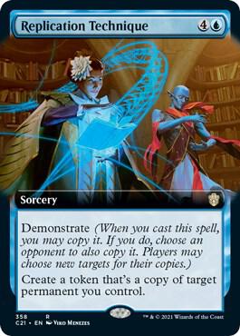 Replication Technique (Extended Art) [Commander 2021] 358