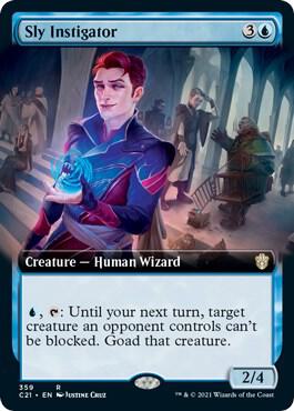 Sly Instigator (Extended Art) [Commander 2021] 359