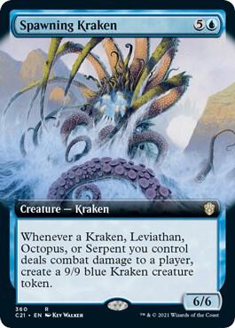 Spawning Kraken (Extended Art) [Commander 2021] 360