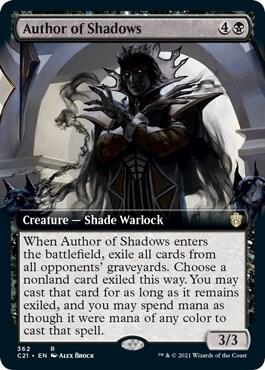 Author of Shadows (Extended Art) [Commander 2021] 362