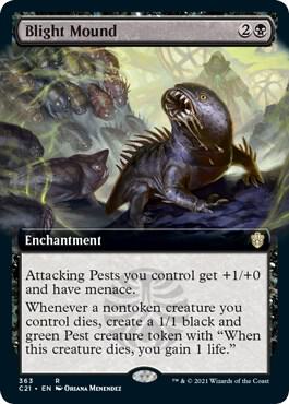 Blight Mound (Extended Art) [Commander 2021] 363