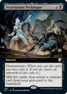 Incarnation Technique (Extended Art) [Commander 2021] 368