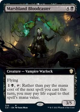 Marshland Bloodcaster (Extended Art) [Commander 2021] 370