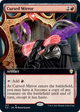Cursed Mirror (Extended Art) [Commander 2021] 377