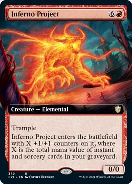 Inferno Project (Extended Art) [Commander 2021] 379