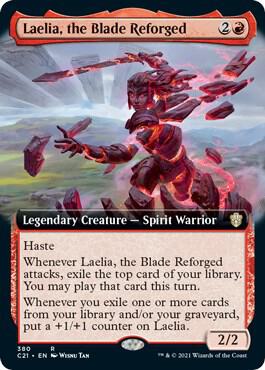 Laelia, the Blade Reforged (Extended Art) [Commander 2021] 380