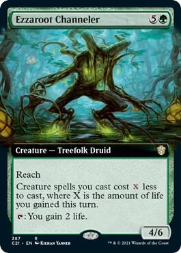 Ezzaroot Channeler (Extended Art) [Commander 2021] 387