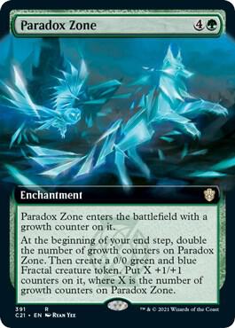 Paradox Zone (Extended Art) [Commander 2021] 391