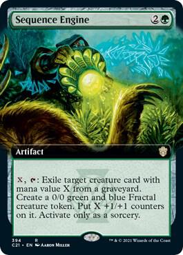 Sequence Engine (Extended Art) [Commander 2021] 394