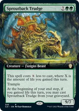 Sproutback Trudge (Extended Art) [Commander 2021] 395