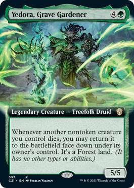Yedora, Grave Gardener (Extended Art) [Commander 2021] 397