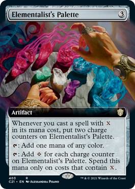 Elementalist's Palette (Extended Art) [Commander 2021] 403