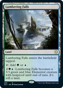 Lumbering Falls [Commander 2021] 299