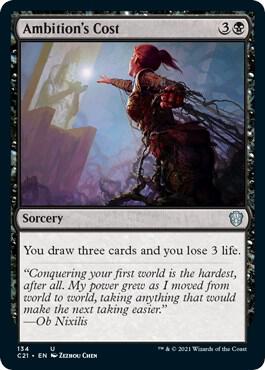 Ambition's Cost [Commander 2021] 134