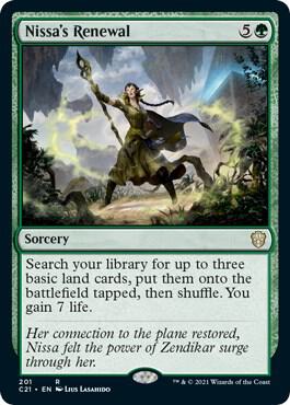 Nissa's Renewal [Commander 2021] 201