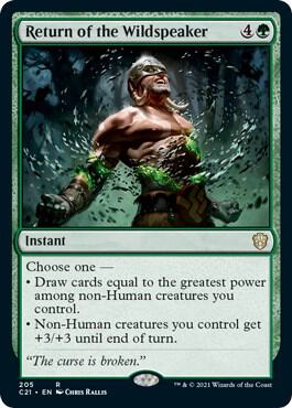 Return of the Wildspeaker [Commander 2021] 205