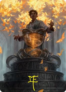 Introduction to Prophecy Art Card (Gold-Stamped Signature) [Art Series: Strixhaven] 1