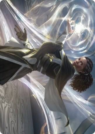 Clever Lumimancer Art Card [Art Series: Strixhaven] 2