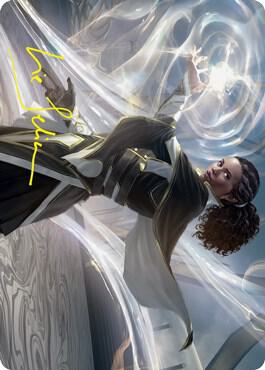 Clever Lumimancer Art Card (Gold-Stamped Signature) [Art Series: Strixhaven] 2