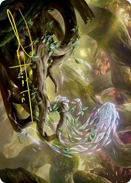 Emergent Sequence Art Card (Gold-Stamped Signature) [Art Series: Strixhaven] 17
