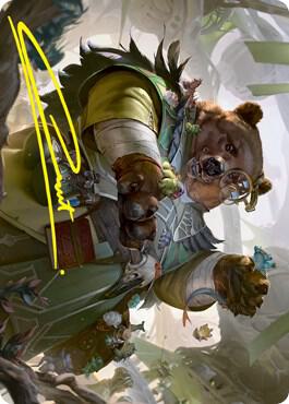 Professor of Zoomancy Art Card (Gold-Stamped Signature) [Art Series: Strixhaven] 18