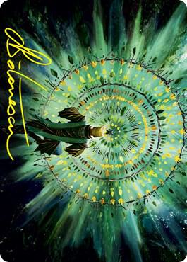 Verdant Mastery Art Card (Gold-Stamped Signature) [Art Series: Strixhaven] 19
