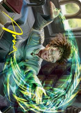 Eureka Moment Art Card (Gold-Stamped Signature) [Art Series: Strixhaven] 25