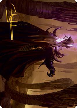 Extus, Oriq Overlord Art Card (Gold-Stamped Signature) [Art Series: Strixhaven] 26