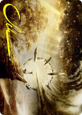 Harness Infinity Art Card (Gold-Stamped Signature) [Art Series: Strixhaven] 27