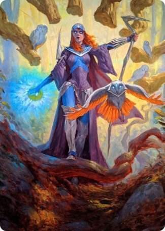 Kasmina, Enigma Sage Art Card [Art Series: Strixhaven] 29