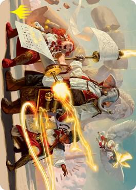 Lorehold Command Art Card (Gold-Stamped Signature) [Art Series: Strixhaven] 31