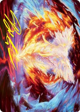 Magma Opus Art Card (Gold-Stamped Signature) [Art Series: Strixhaven] 32