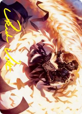 Revel in Silence Art Card (Gold-Stamped Signature) [Art Series: Strixhaven] 36