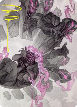 Rise of Extus Art Card (Gold-Stamped Signature) [Art Series: Strixhaven] 37