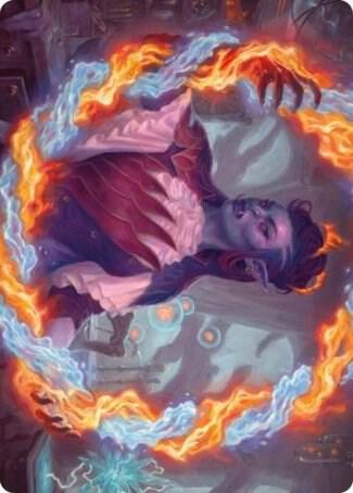 Rootha, Mercurial Artist Art Card [Art Series: Strixhaven] 38